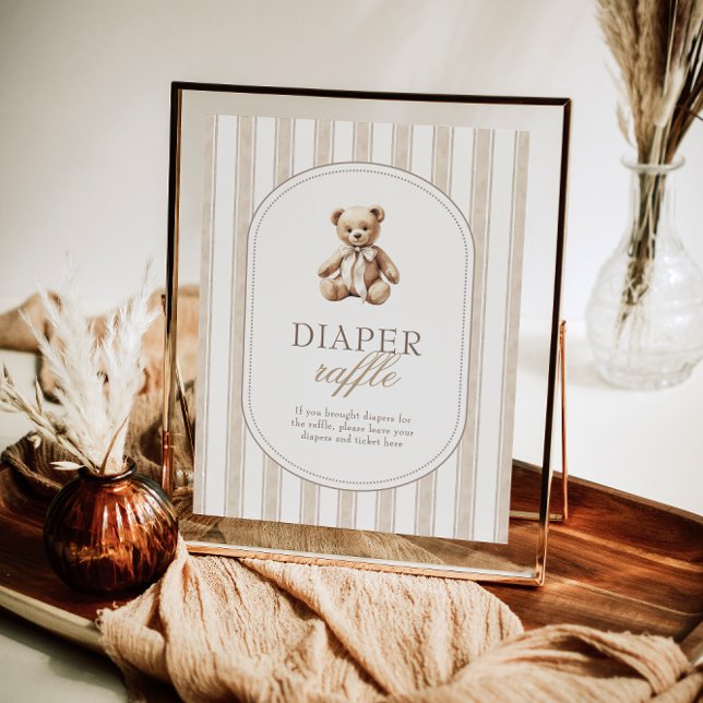 Poster Podemos Esperar Chá de fraldas Fralda Sinal de Raf (Criador carregado)