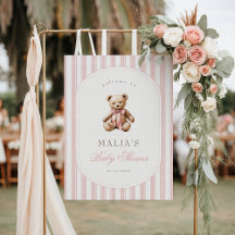 Podemos Esperar Elegante Chá de fraldas Bem-vindo