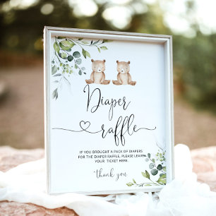 Poster Podemos esperar gêmeos ribeirinhos de fralda