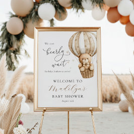 Poster Podemos Esperar O Chá de fraldas Do Urso De Teddy