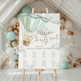 Poster Podemos Esperar Um Gráfico De Assentos De Chá de f