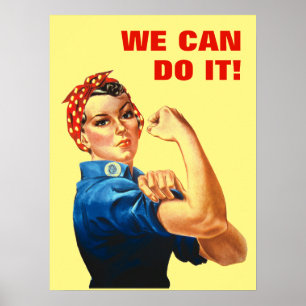 Poster Podemos Fazê-Lo Propaganda Rosie Riveter