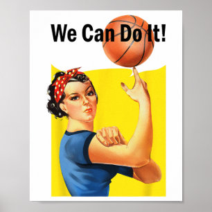 Poster Podemos fazê-lo Rosie Sketll Feminista