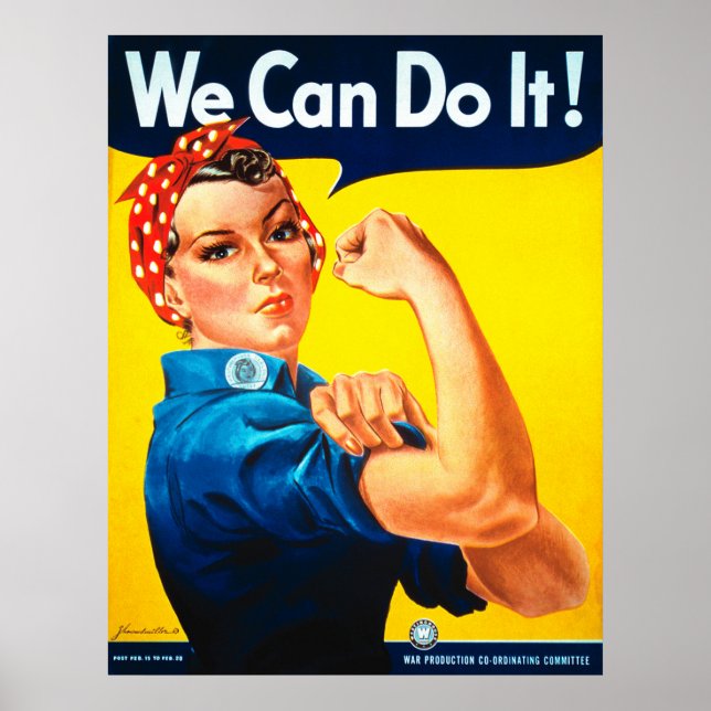 Póster Podemos Fazer Isso! Rosie the Riveter (Frente)