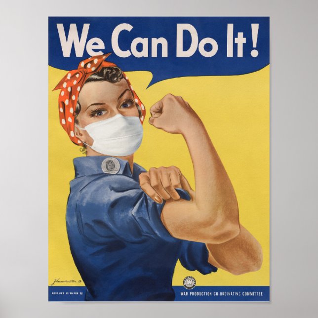 Poster Podemos Fazer Isso! Rosie the Riveter (Frente)