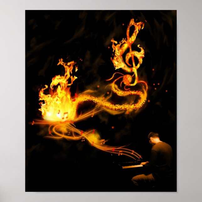 Póster Poder da música (Frente)