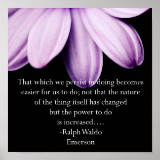 Póster Poder Da Persistência