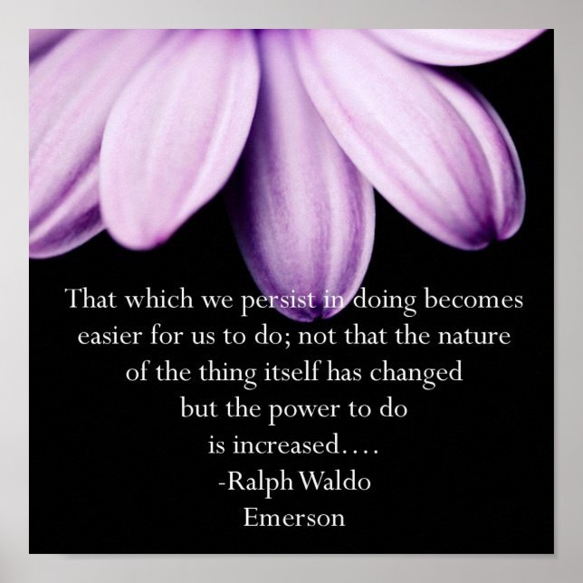 Póster Poder Da Persistência (Frente)