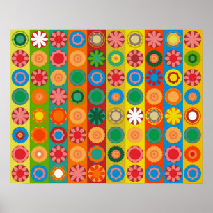 Poster Poder das Flores em Fileiras