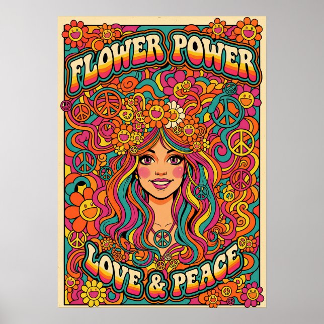 Poster Poder das Flores V03 (Frente)