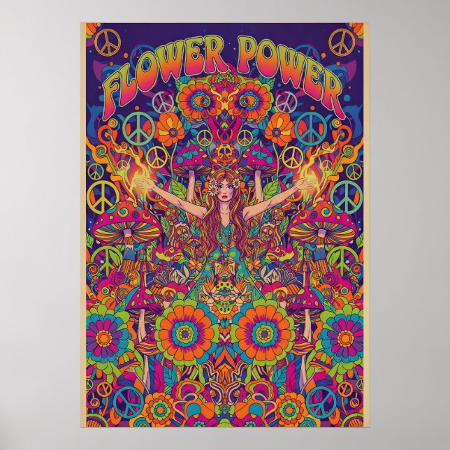 Poster Poder das Flores V08 (Frente)