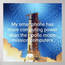 Poster Poder de Computação do Apollo 11
