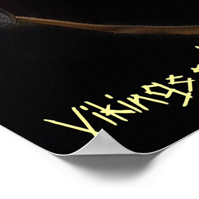 Póster poder de viking (Borda)