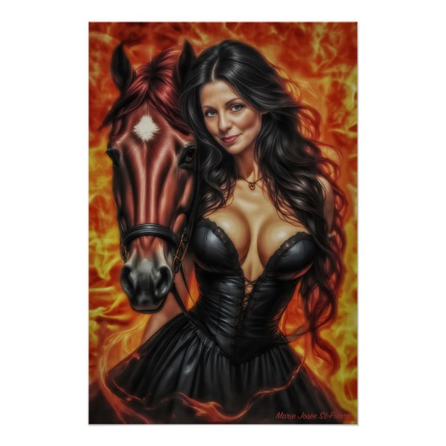 Póster Poder do Cavalo de Fogo (Frente)