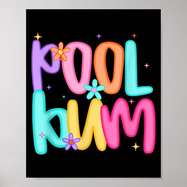 Poster Poder do Flor do Vagabundo da Piscina Verão Divert (Frente)