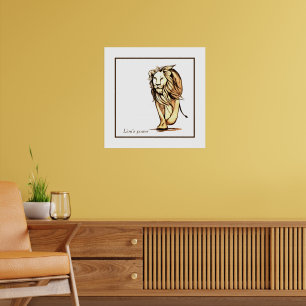 Poster Poder do leão