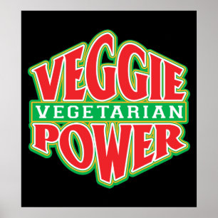 Póster Poder do vegetariano