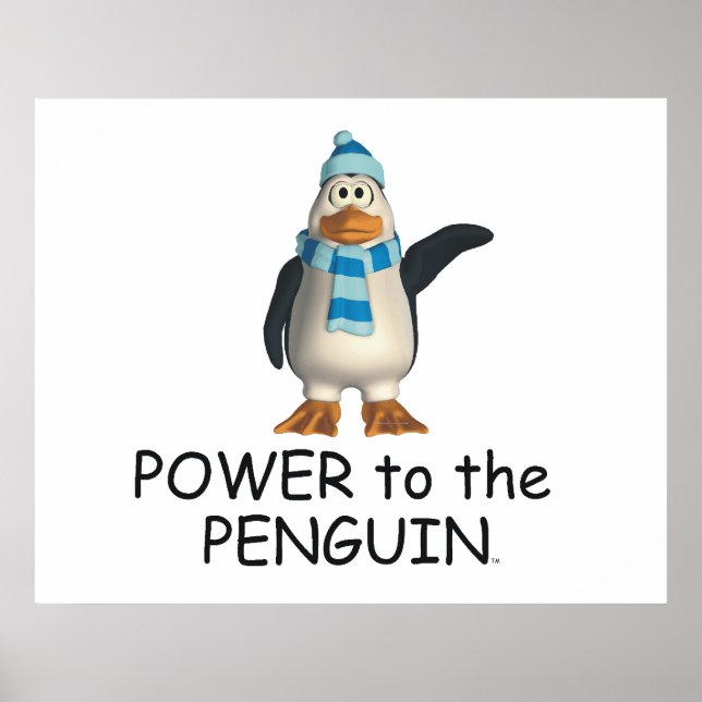 Póster Poder TEA para o Pinguim (Frente)