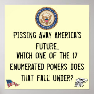 Póster Poderes do Congresso