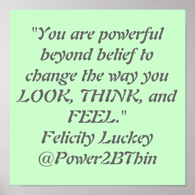 Póster Poderoso além da crença (Frente)