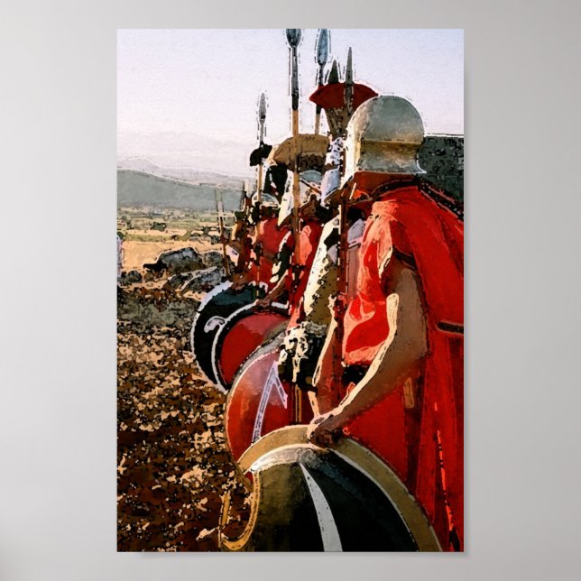 Póster Poderosos Espartanos (Frente)