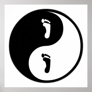 Póster Podiatry de Yin Yang