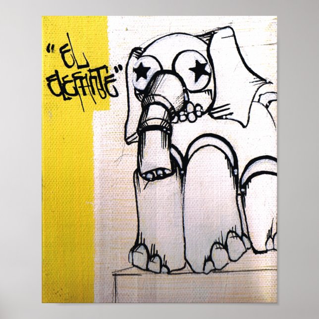 Poster Poe Dis Elephant (Frente)