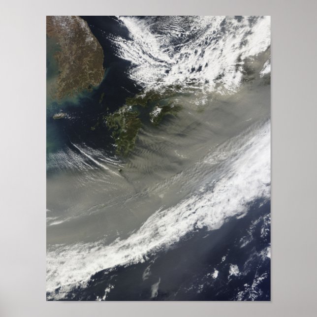 Póster Poeira sobre o Japão (Frente)