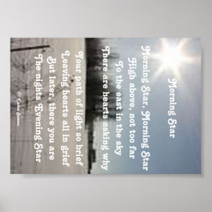 Poster Poem Morning Star Por Ladee Basset