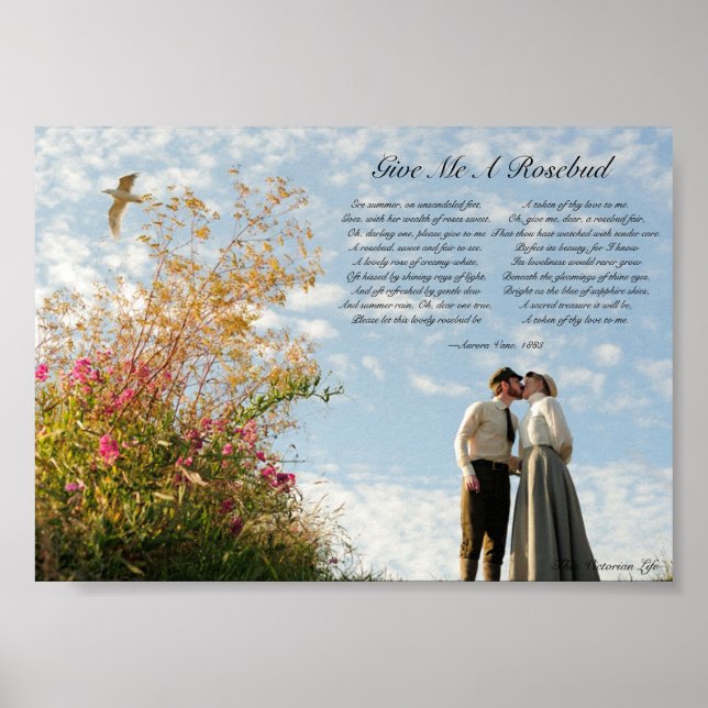 Poster Poema de amor vitoriano (Frente)