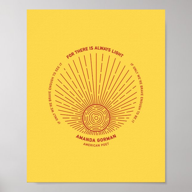Poster Poema de Inauguração de Amanda Gorman 202 (Frente)