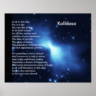 Póster Poema de Kalidasa