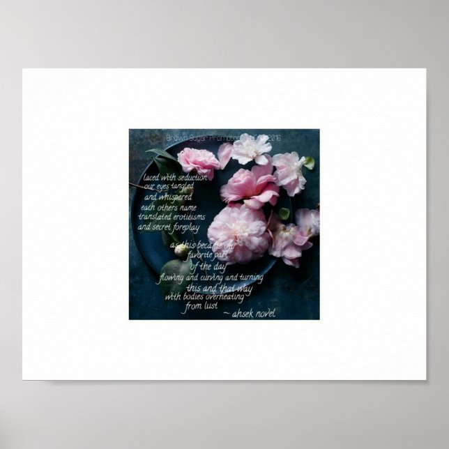 Póster Poema de luxúria por Ahsek Novel (Frente)