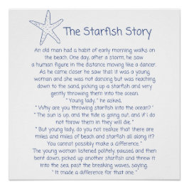 Póster Poema de Starfish, história de Starfish, presente 