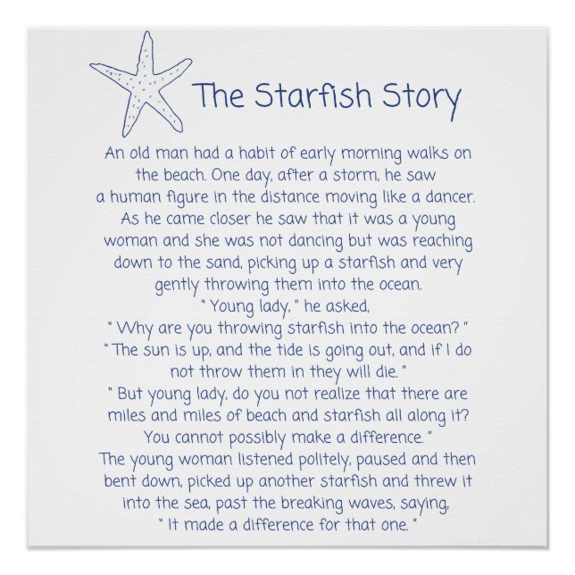 Póster Poema de Starfish, história de Starfish, presente  (Frente)