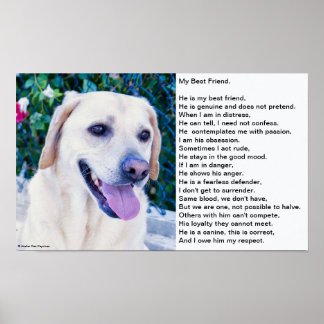Poster Poema do Cachorro