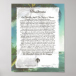 Póster Poema do DESIDERATA=Max Ehrmann=Palm Beach<br><div class="desc">Estas palavras de sabedoria foram escritas por Max Ehrmann em 1927. É uma mensagem de eterno para compartilhar com a Família e Amigos. É um presente inspirador nestes tempos conturbados. Esta Impressão de Arte de Alta Qualidade reproduz-se muito bem. É da nossa Coleção de Galerias Premium.</div>