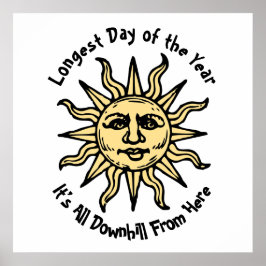 Poster Poema do Solstício de Verão