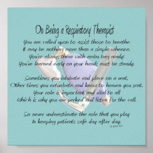 Poster Poema/poster do terapeuta respiratório
