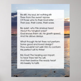 Poster Poema - Seja Ainda