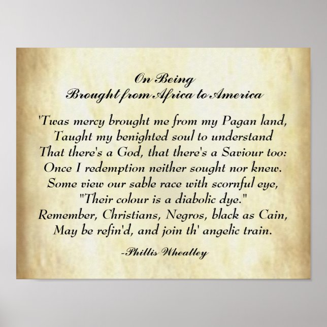 Poster Poesia Afro-Americana da África à América (Frente)