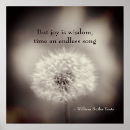 Poster Poesia Dandelion