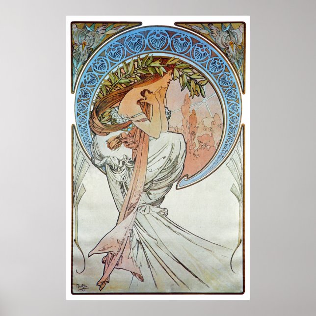 Póster Poesia, Mucha (Frente)