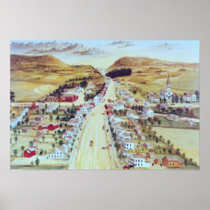 Póster Poestenkill, Nova Iorque, c.1855