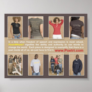 Póster "PoetriWhere? "… um estilo gosta de não outro!!