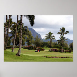 Póster Poipu Bay Golf Course, Kauai, Hawaii