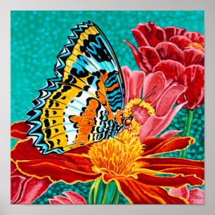 Poster Poised Butterfly I