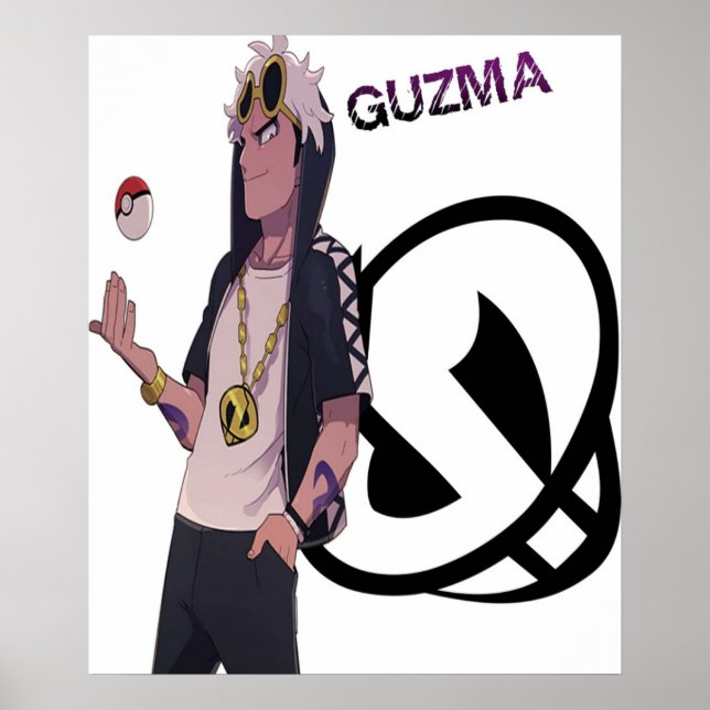 Poster Pokémon Sun Moon  Guzma (Frente)