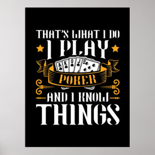 Poster Poker, É Isso Que Eu Toco