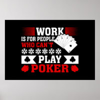 Poker engraçado, trabalho de arte, sala de jogos d